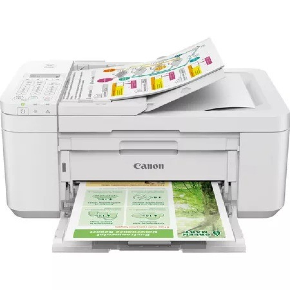 Canon PIXMA TR4651 Wireless Colour All-in-One Inkjet Photo Printer, White(5072C026)