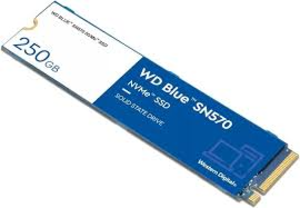 Western Digital Blue SN570 250gb SSD M.2 2280 PCIe NVMe Drive