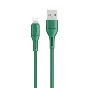 USAMS U68 lightning 2A Fast Charge cable 1m green SJ500USB04 (US-SJ500)